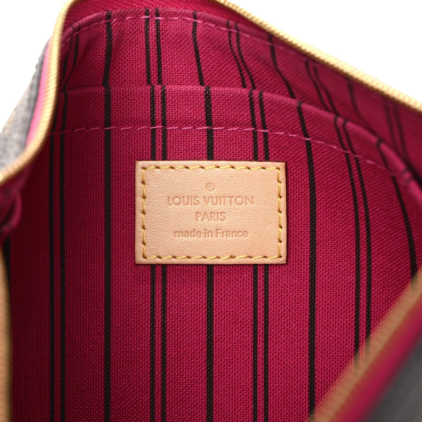 Monogram Neverfull MM GM Pochette Pivoine