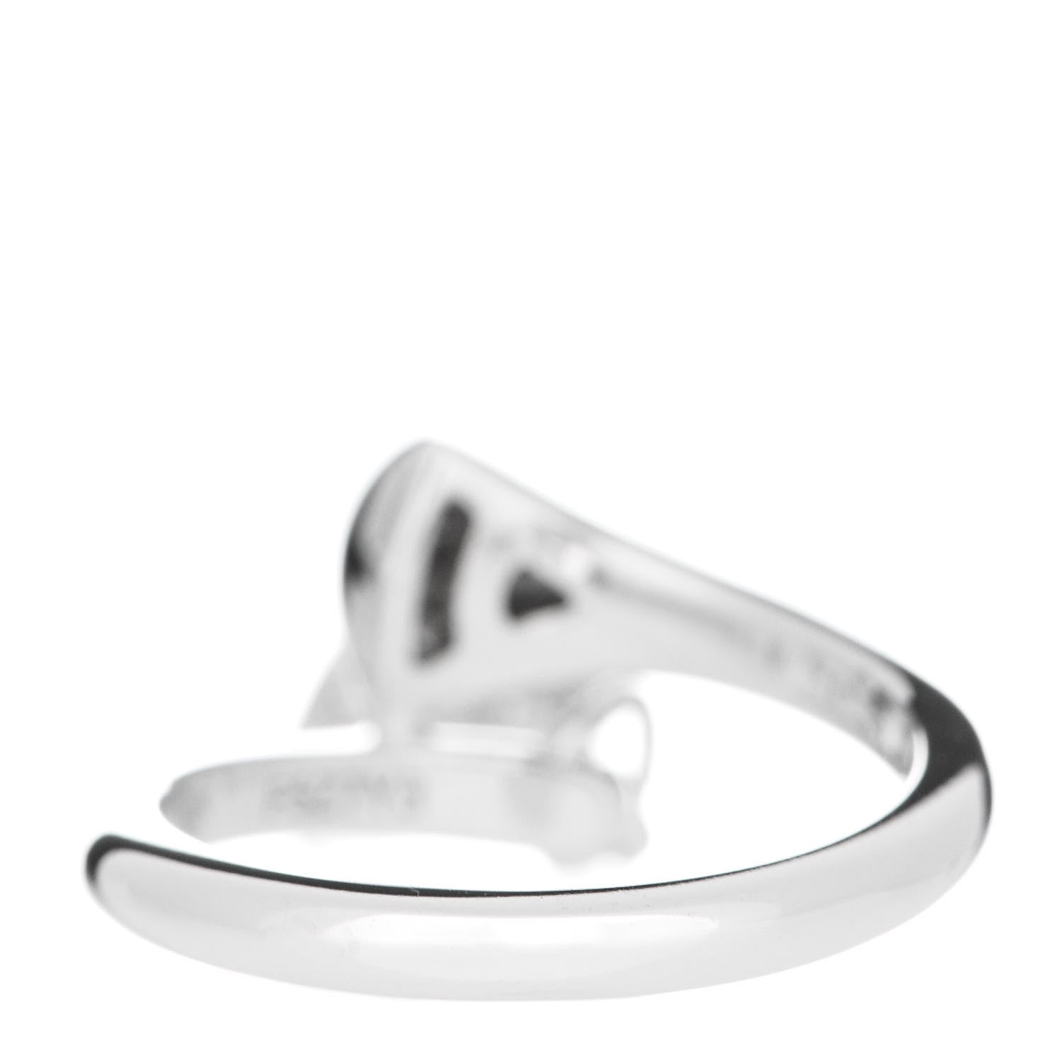 Bulgari 18K White Gold Diamond Divas' Dream Ring 48 4.5 3 of 6