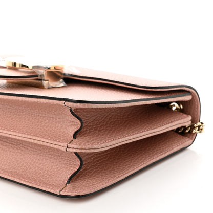 Gucci Dollar Calfskin Small Interlocking G Shoulder Bag Soft Pink 10 of 10