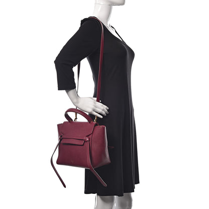 Celine Baby Grained Calfskin Micro Belt Bag Plum 2 of 11