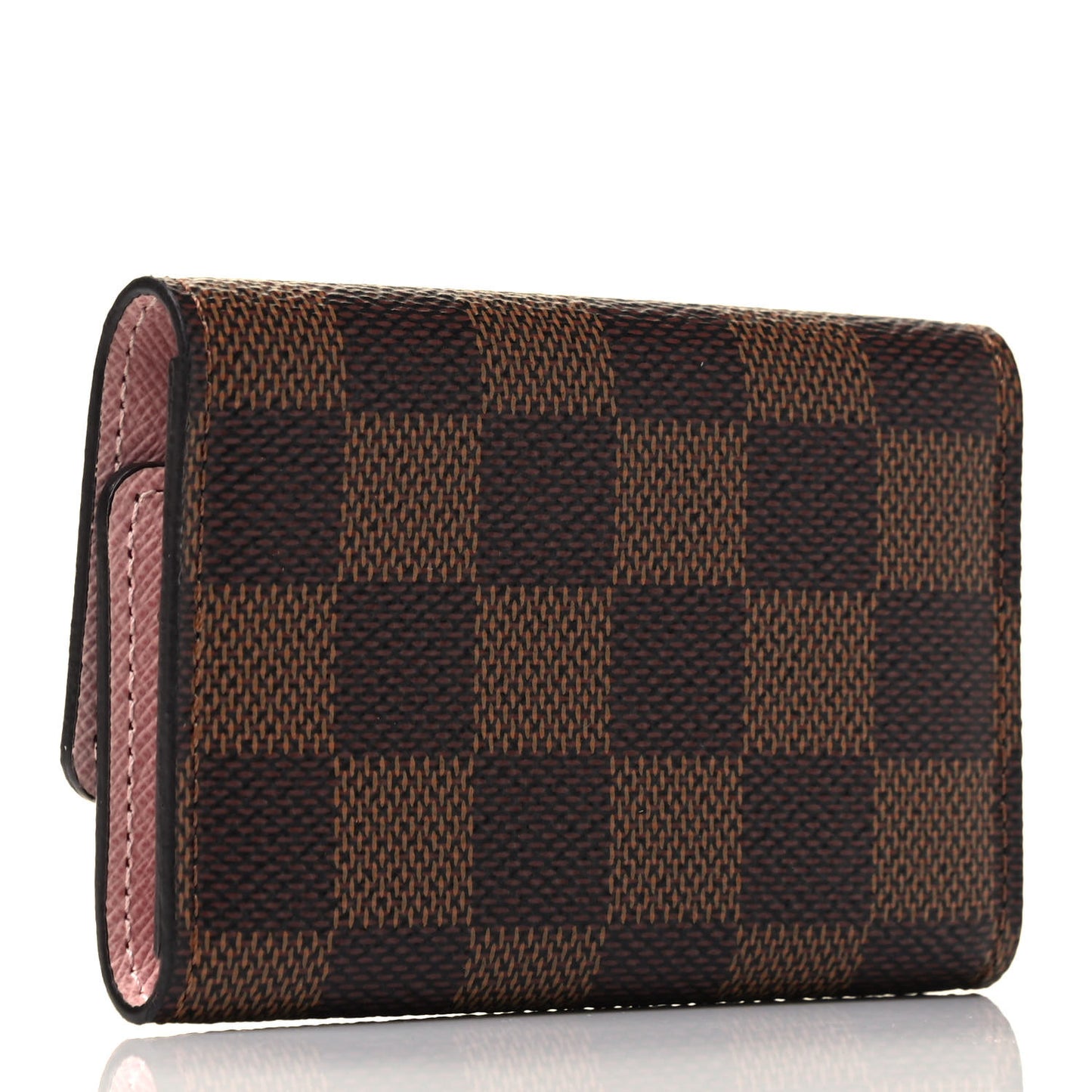 Damier Ebene Multicles 6 Key Holder Rose Ballerine
