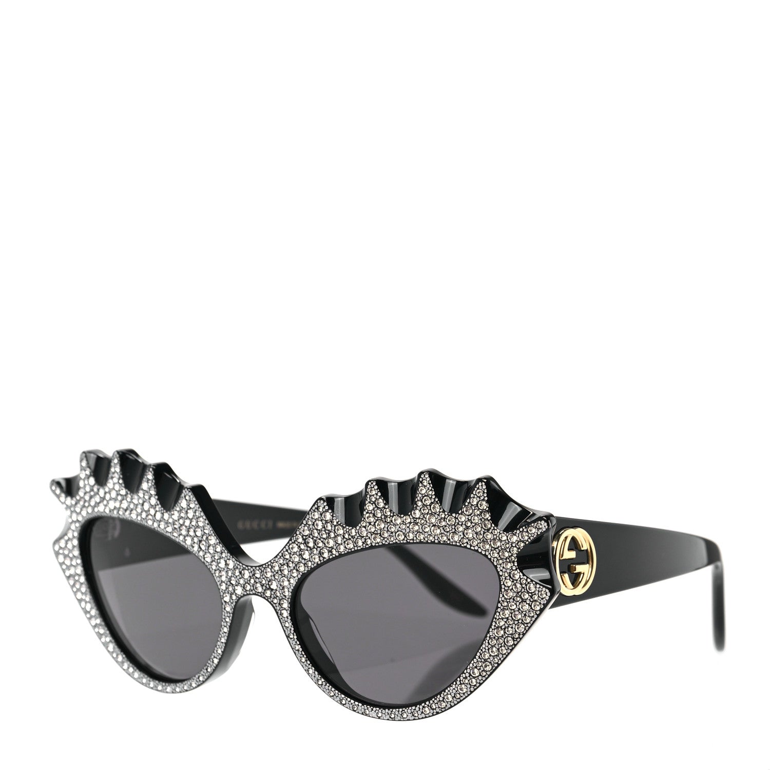 Gucci Acetate Cat Eye Hollywood Forever Sunglasses GG00781S Black 1 of 6