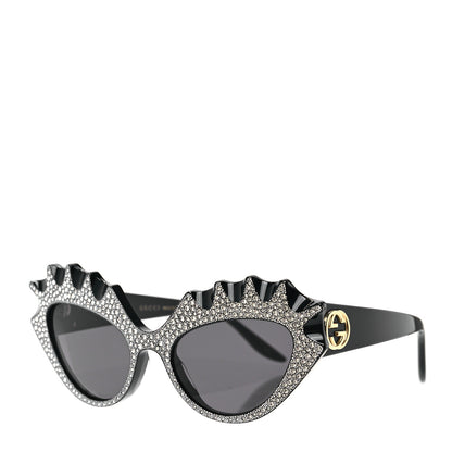 Gucci Acetate Cat Eye Hollywood Forever Sunglasses GG00781S Black 1 of 6