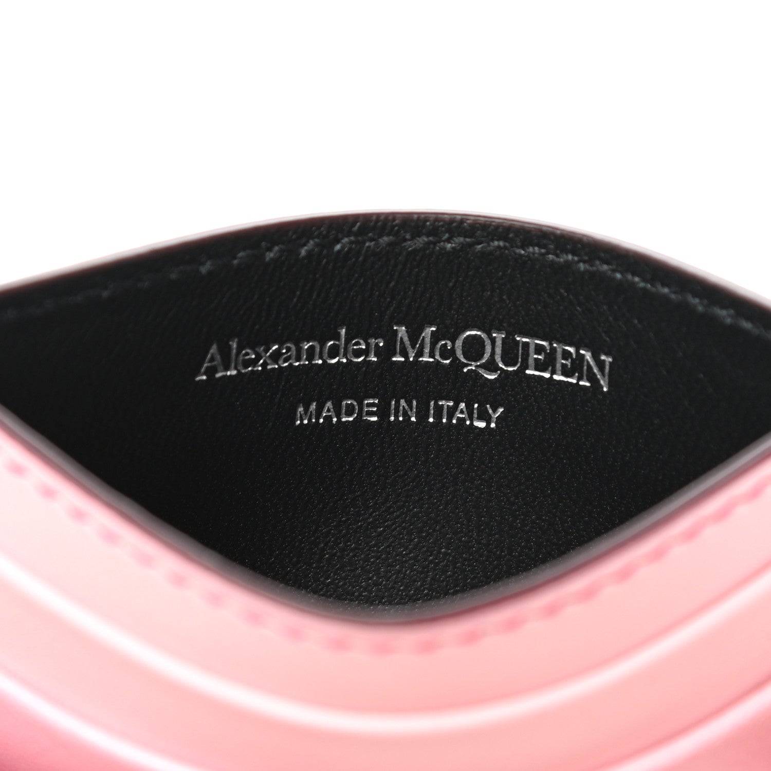 Alexander McQueen Calfskin Ombre Skull Card Holder Multicolor 6 of 8