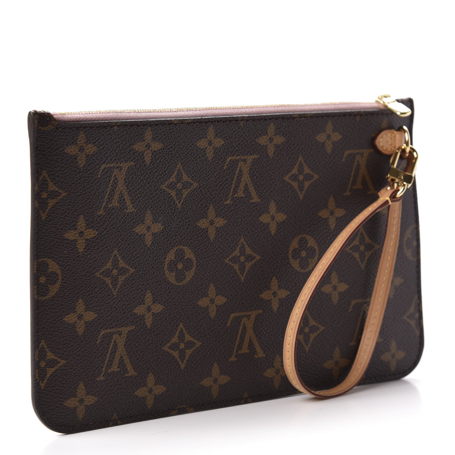 Louis Vuitton Monogram Neverfull MM GM Pochette Rose Ballerine 3 of 10