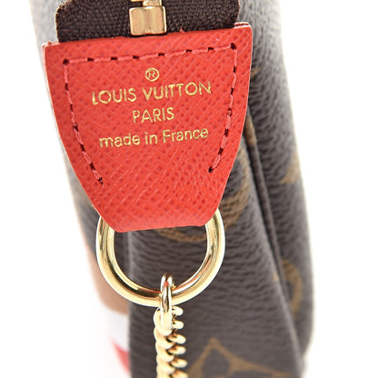 Louis Vuitton Monogram 2018 Christmas Animation Mini Cats Pochette Accessories 6 of 8