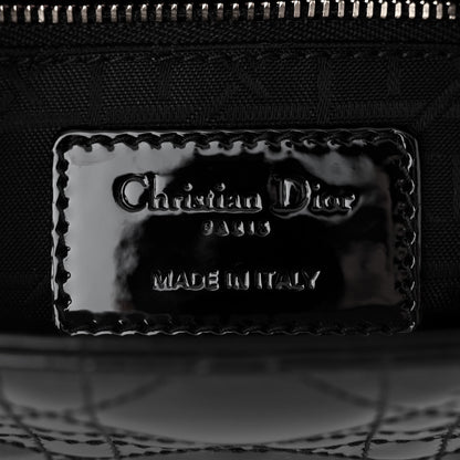 Christian Dior Patent Cannage Mini Lady Dior Black 6 of 10