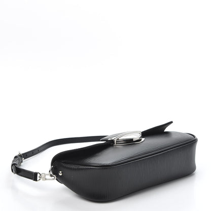 Louis Vuitton Epi Montaigne Clutch Black 3 of 9