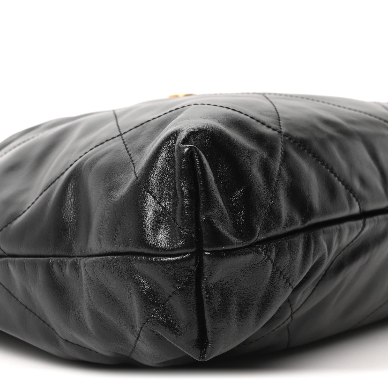 Chanel Shiny Calfskin Quilted Chanel 22 Black 10 of 11
