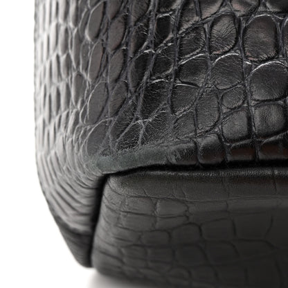 Givenchy Calfskin Crocodile Embossed Medium Antigona Tote Black 16 of 21