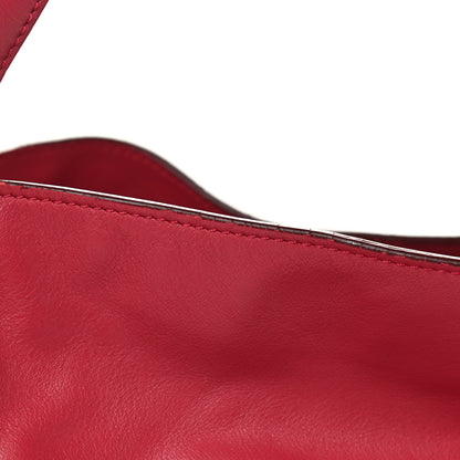 Burberry Calfskin House Check Small Canterbury Tote Raspberry 14 of 16