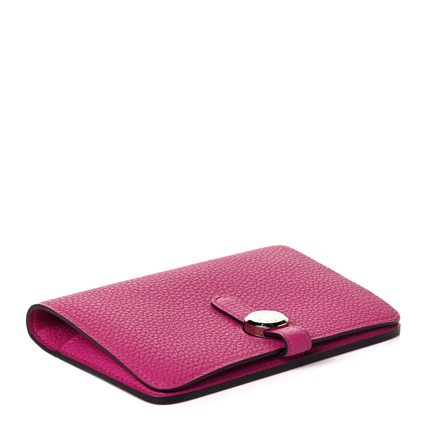 Hermes Togo Dogon Compact Wallet Rose Pourpre 3 of 5