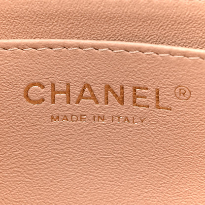 Chanel Lambskin Quilted Mini Rectangular Flap Beige 6 of 12