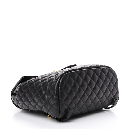 Chanel Lambskin Quilted Large Urban Spirit Backpack Black 3 of 10