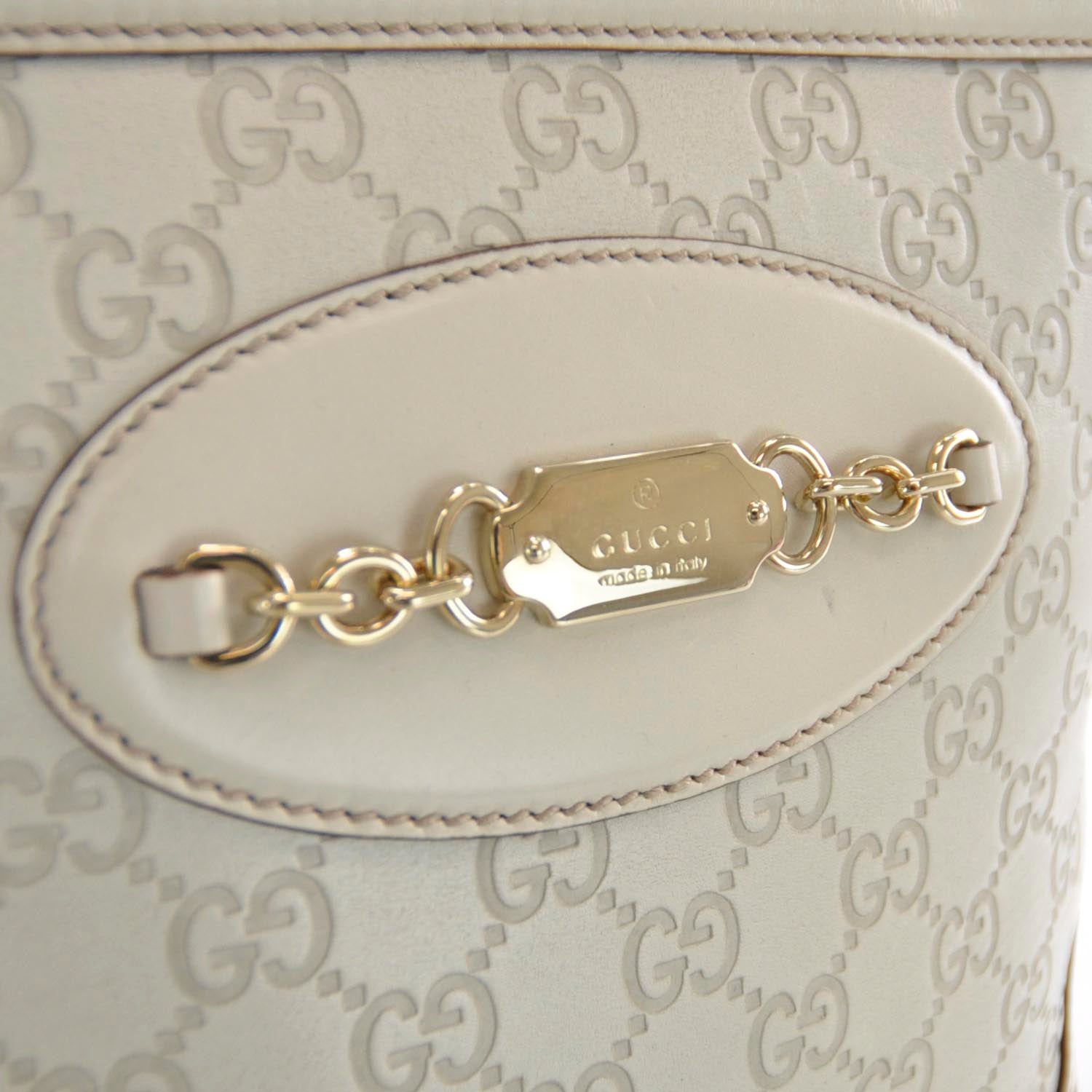 Gucci Guccissima Punch Tote Ivory 5 of 8