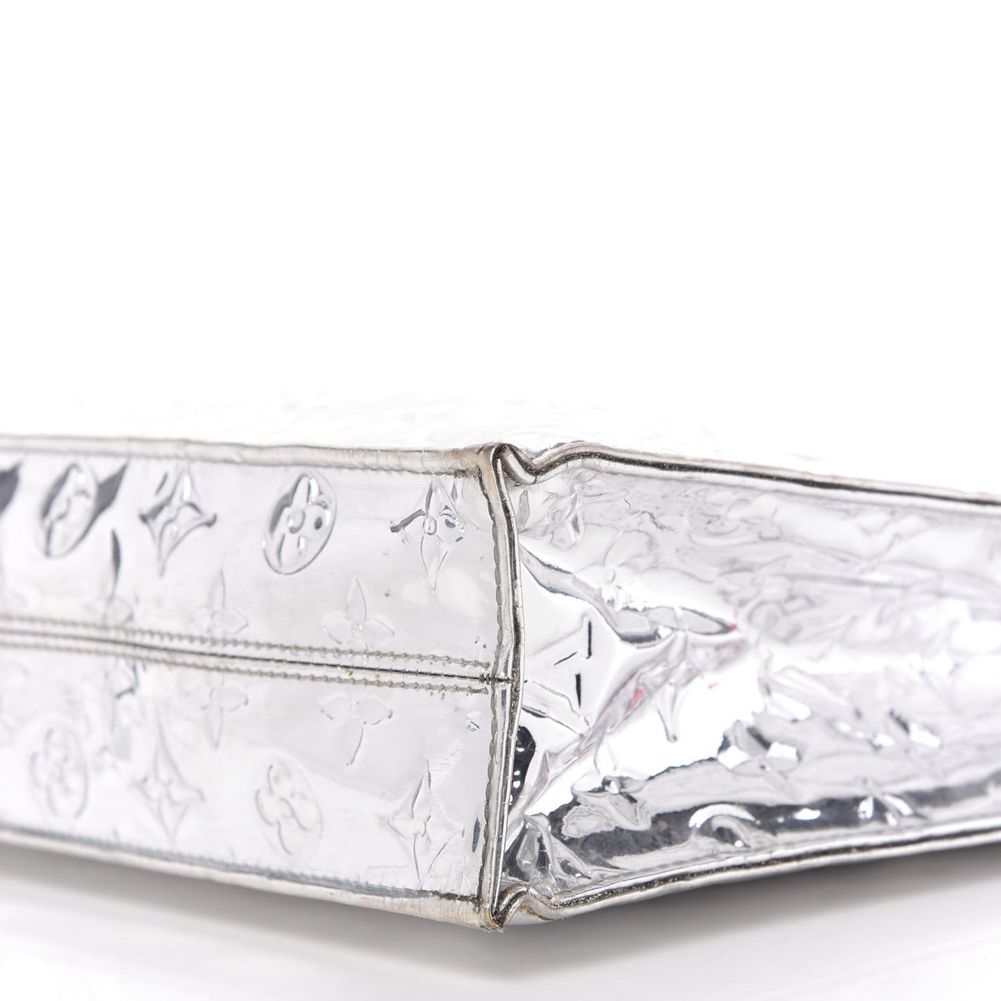 Monogram Miroir Sac Plat Silver