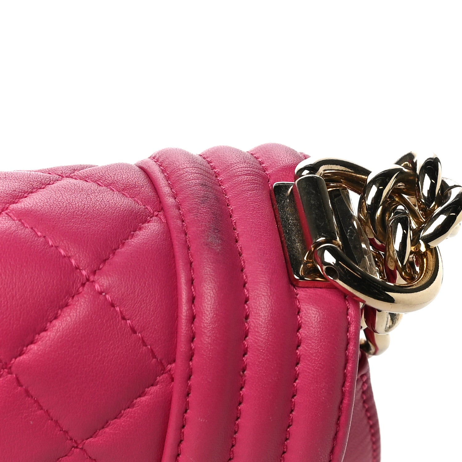 Chanel Lambskin Quilted Medium Boy Flap Pink 11 of 15