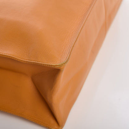 Chanel Lambskin Jumbo CC Shoulder Bag Orange 9 of 12
