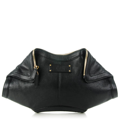 Alexander McQueen Leather De Manta Clutch Black 1 of 7