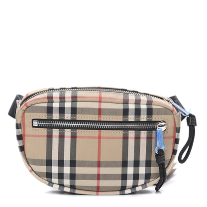 Burberry Nylon Vintage Check Small Cannon Bum Bag Archive Beige 1 of 8