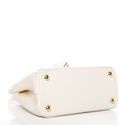 Prada Saffiano Lux Small Galleria Double Zip Tote White 5 of 8