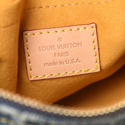 Louis Vuitton Monogram Denim Baggy PM Blue 6 of 9
