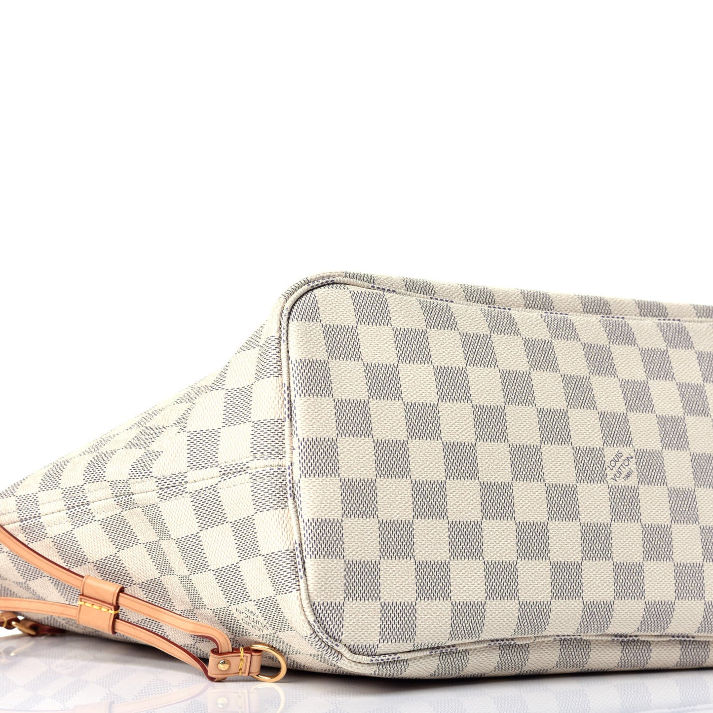 Damier Azur Neo Neverfull MM Rose Ballerine