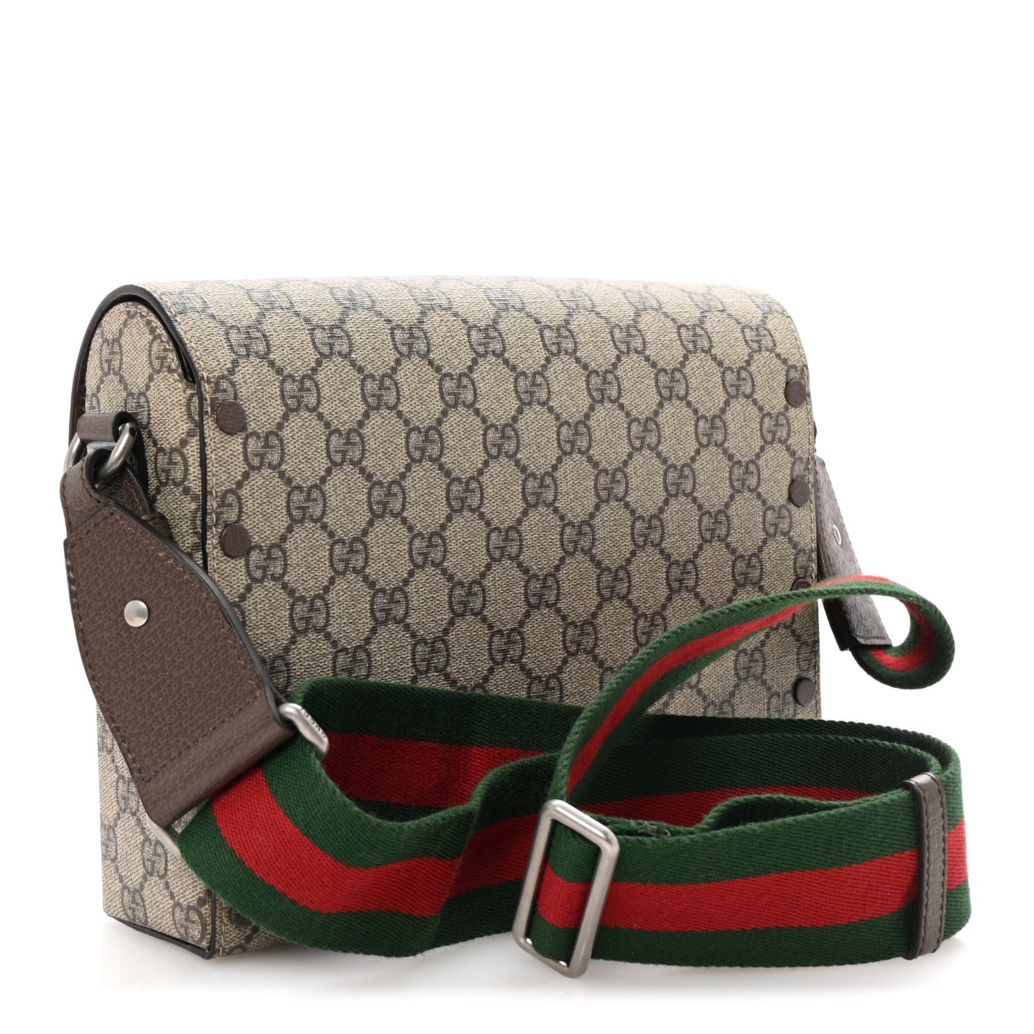 Gucci GG Supreme Monogram Web Medium Dionysus Messenger Brown 3 of 10