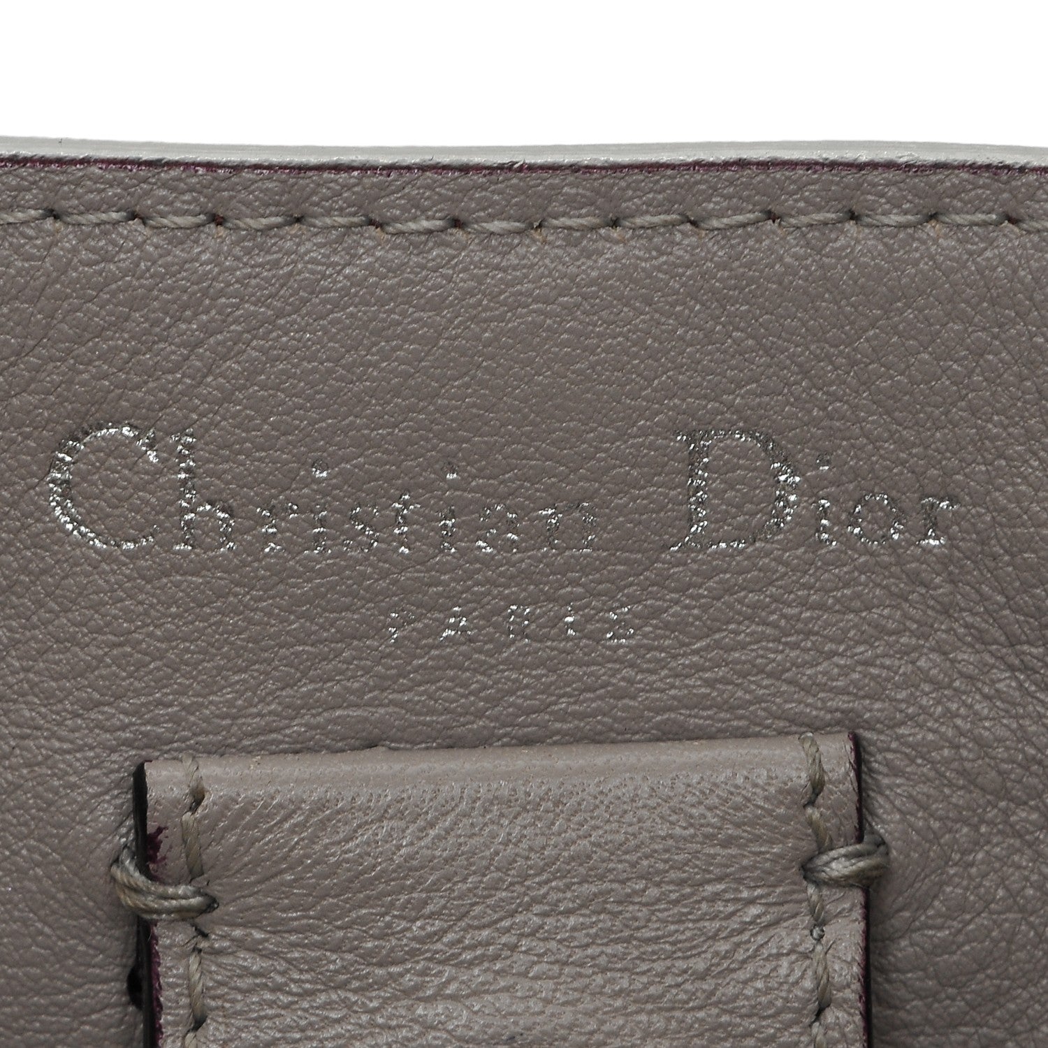 Christian Dior Bullcalf Large Diorissimo Tote Dark Pink 5 of 7