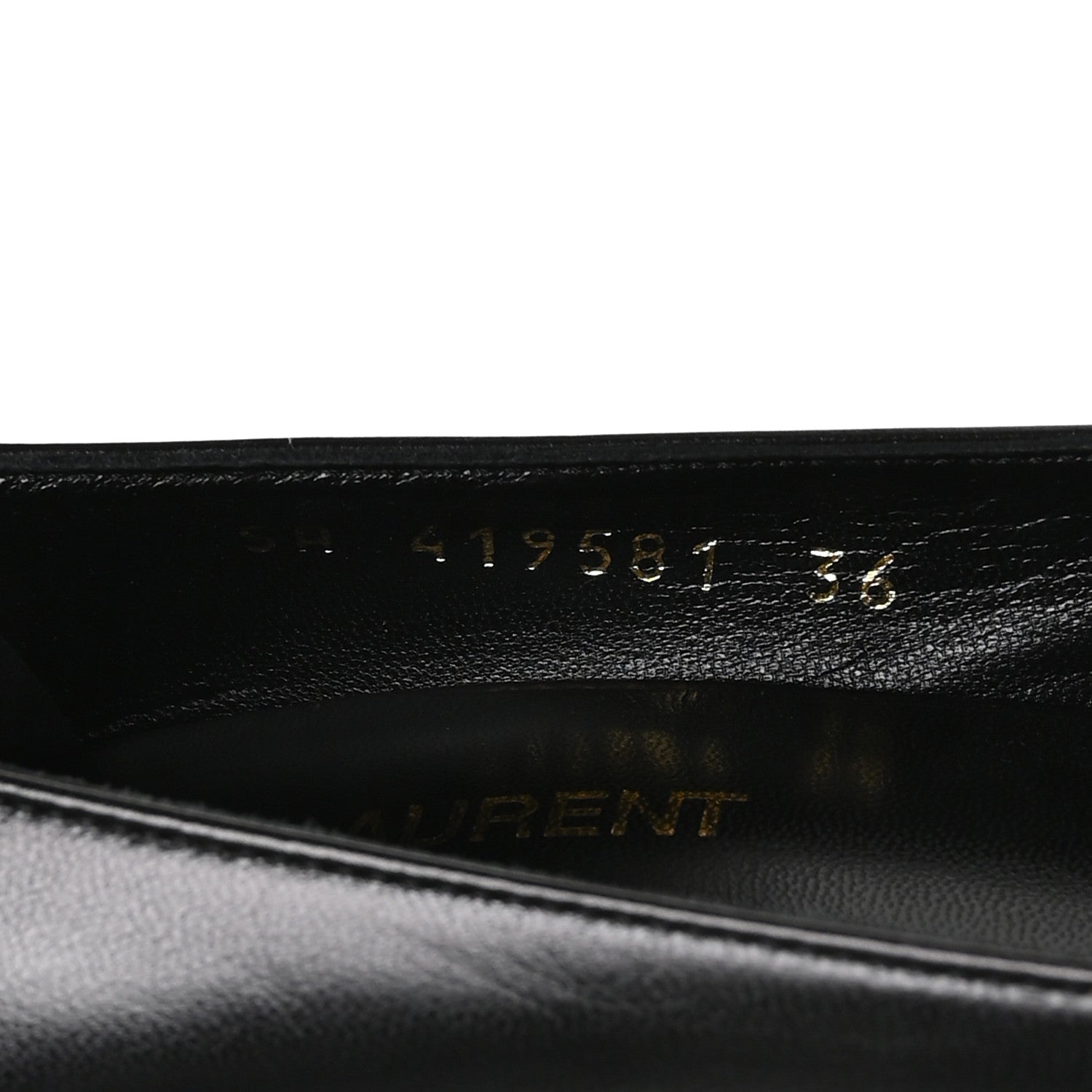 Saint Laurent Calfskin Anja 85 Pumps 36 Black 8 of 9