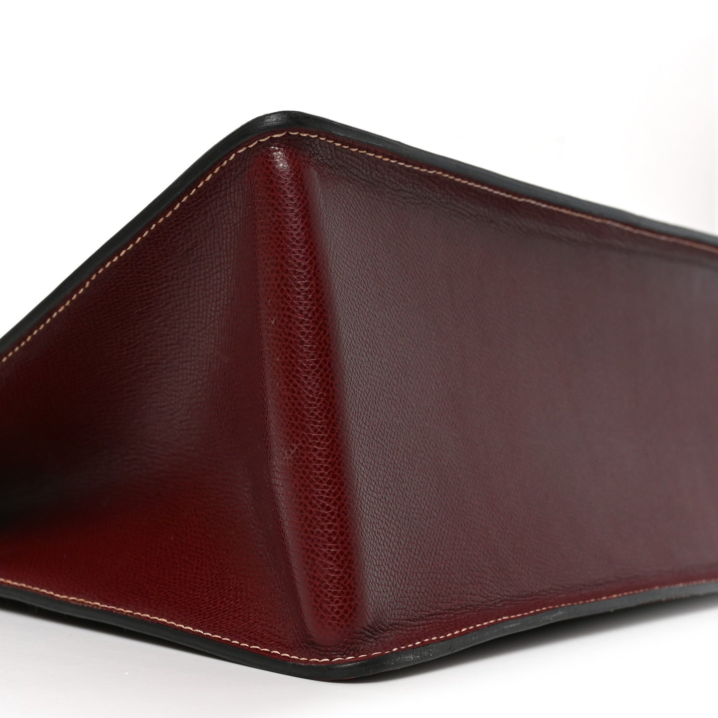 Veau Grain Lisse White Bus 40 Rouge Vif