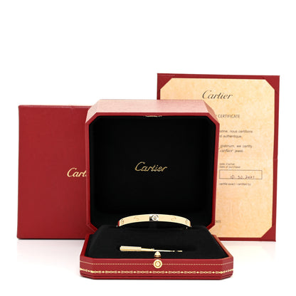 Cartier 18K Yellow Gold LOVE Bracelet 18 6 of 6
