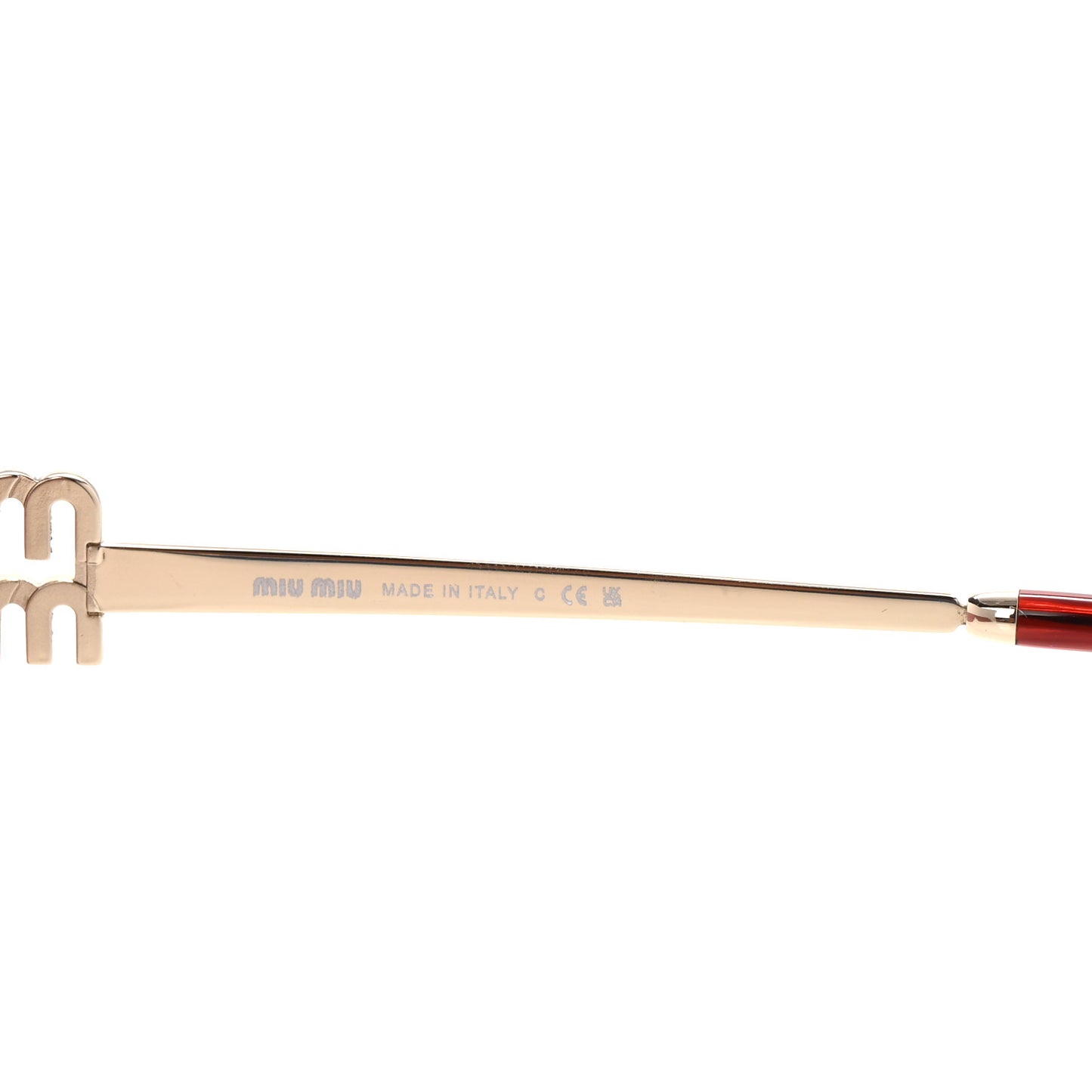 Metal Sunglasses SMU51Z Gold Amaranto