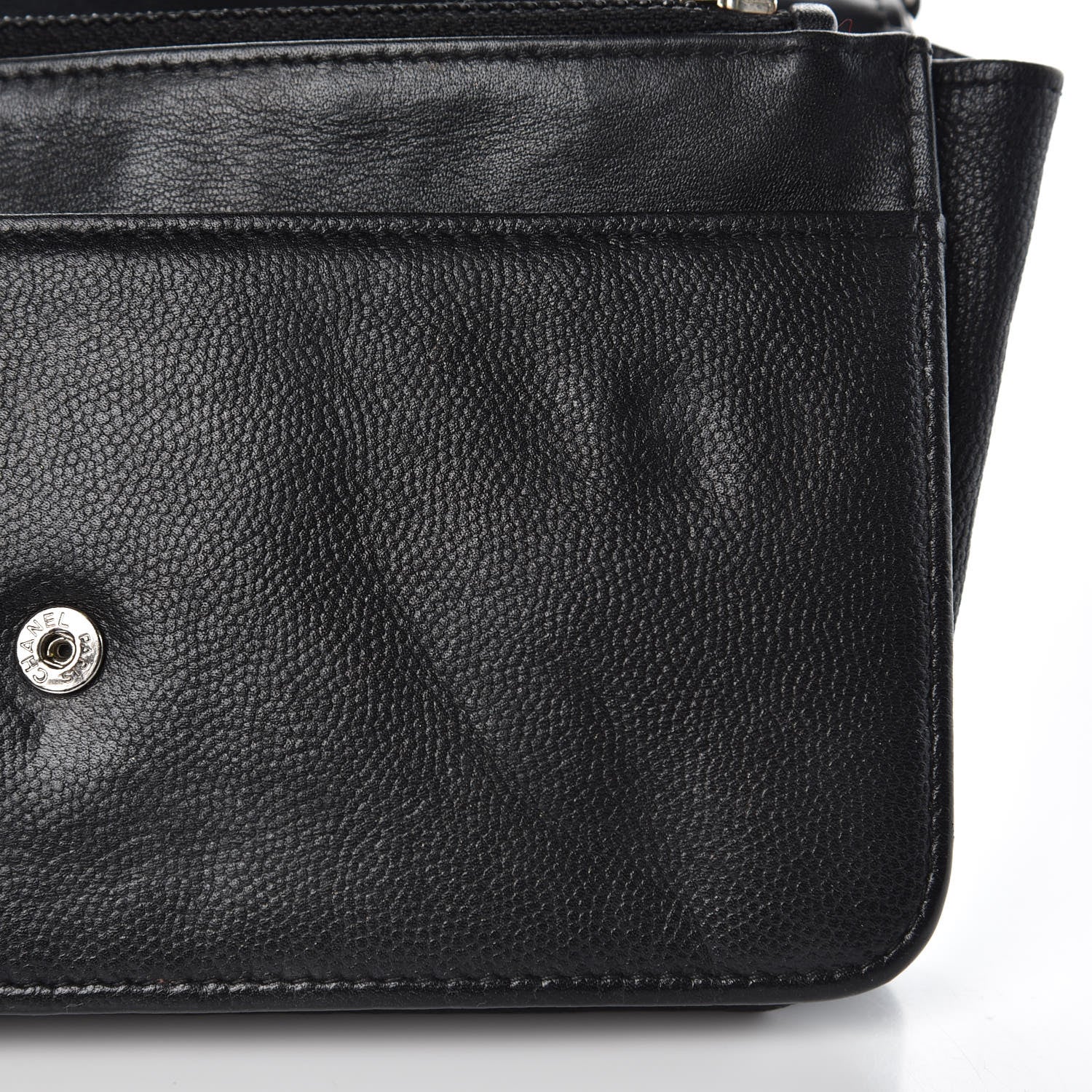 Chanel Caviar Sevruga Wallet On Chain WOC Black 11 of 23