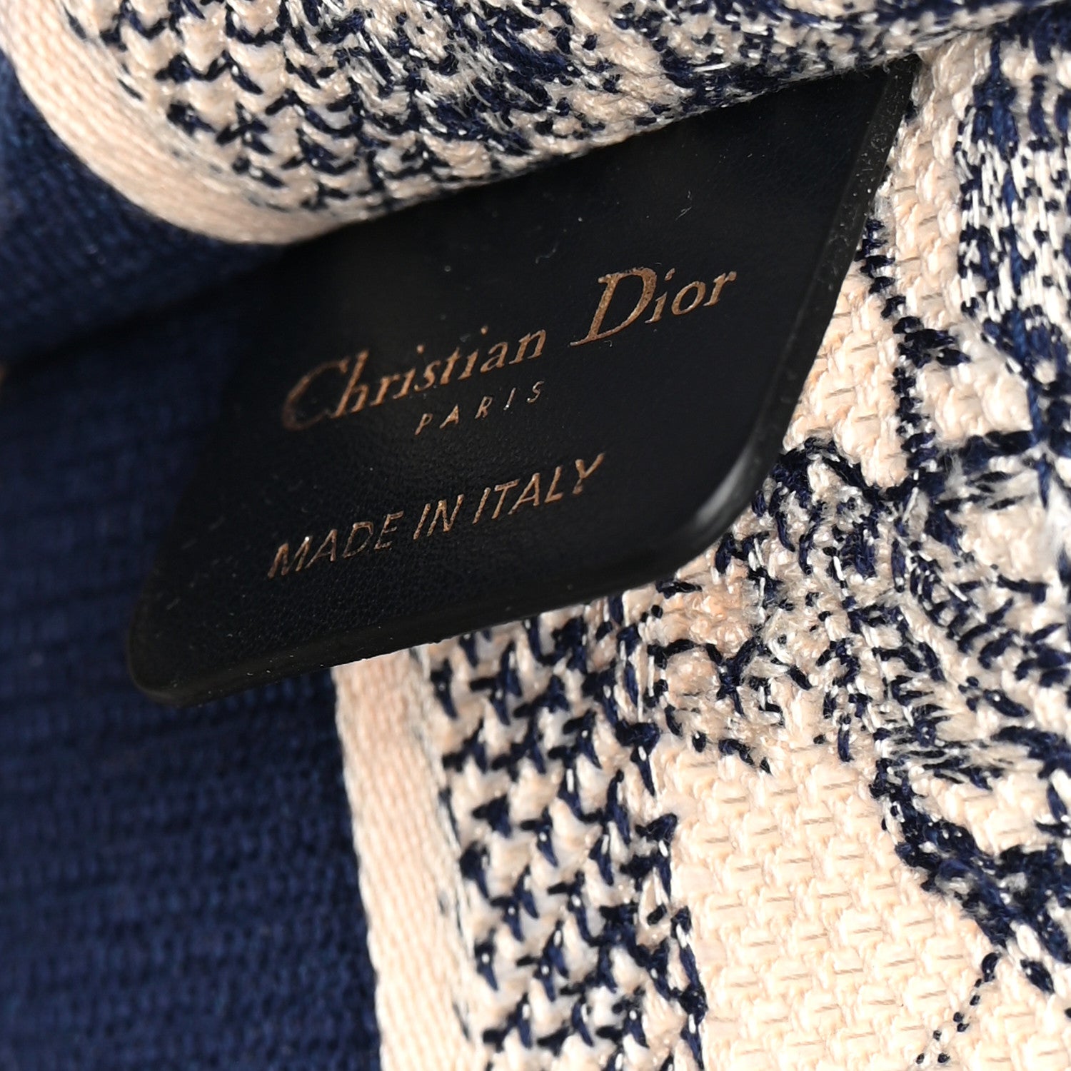 Christian Dior Canvas Embroidered Mini Toile De Jouy Book Tote Blue 6 of 12