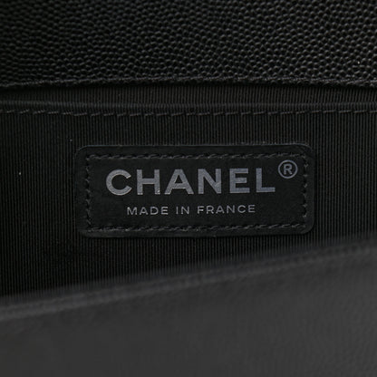 Chanel Caviar Quilted Medium Boy Flap Black 6 of 10
