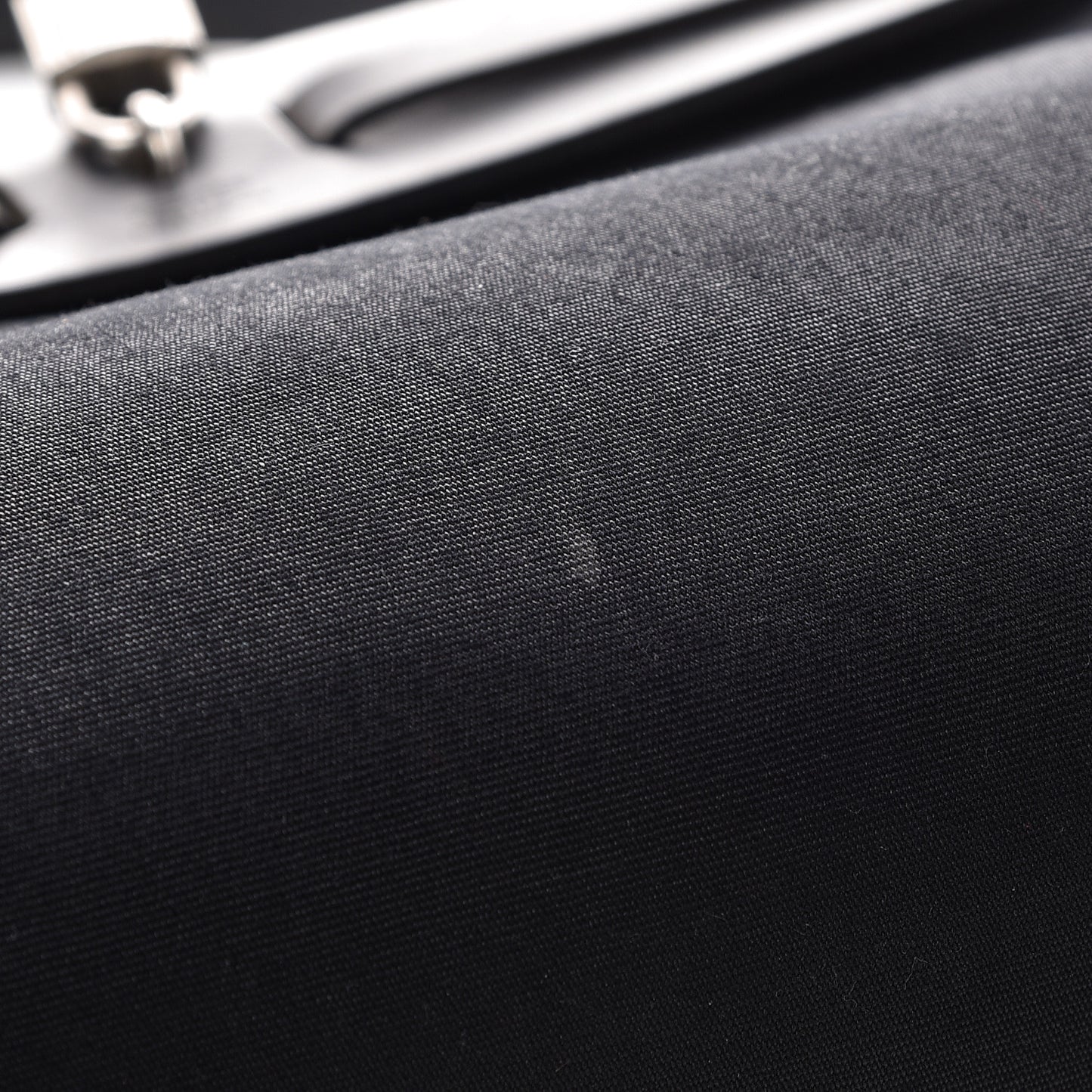 Toile Vache Calfskin Herbag 30 PM Black