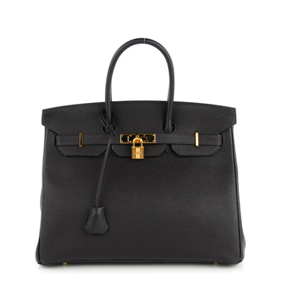 Hermes Taurillon Clemence Birkin 35 Graphite 1 of 21