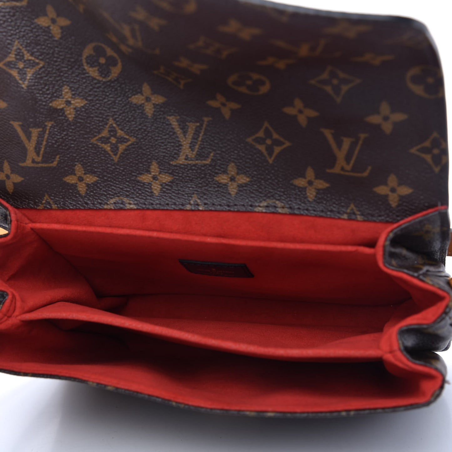 Monogram Braided Pochette Metis Coquelicot