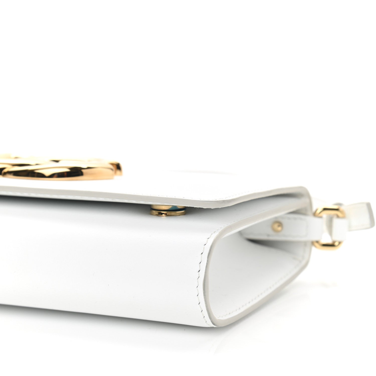 Dolce & Gabbana Calfskin DG Millennials Crossbody Bag White 9 of 9