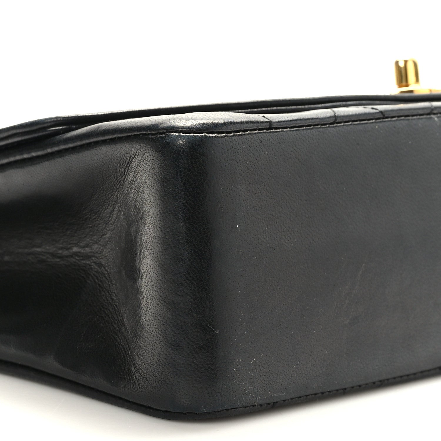 Chanel Lambskin Quilted Medium Single Flap Black 8 of 9