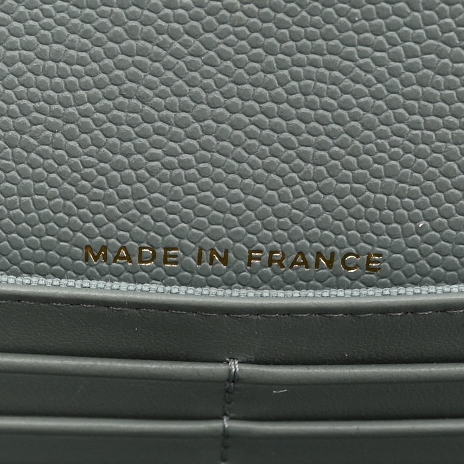 Chanel Caviar Quilted Large Gusset Flap Wallet Dark Green 7 of 9