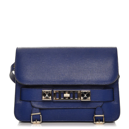 Proenza Schouler Linosa Calfskin PS11 Classic Shoulder Bag Ultramarine 1 of 7