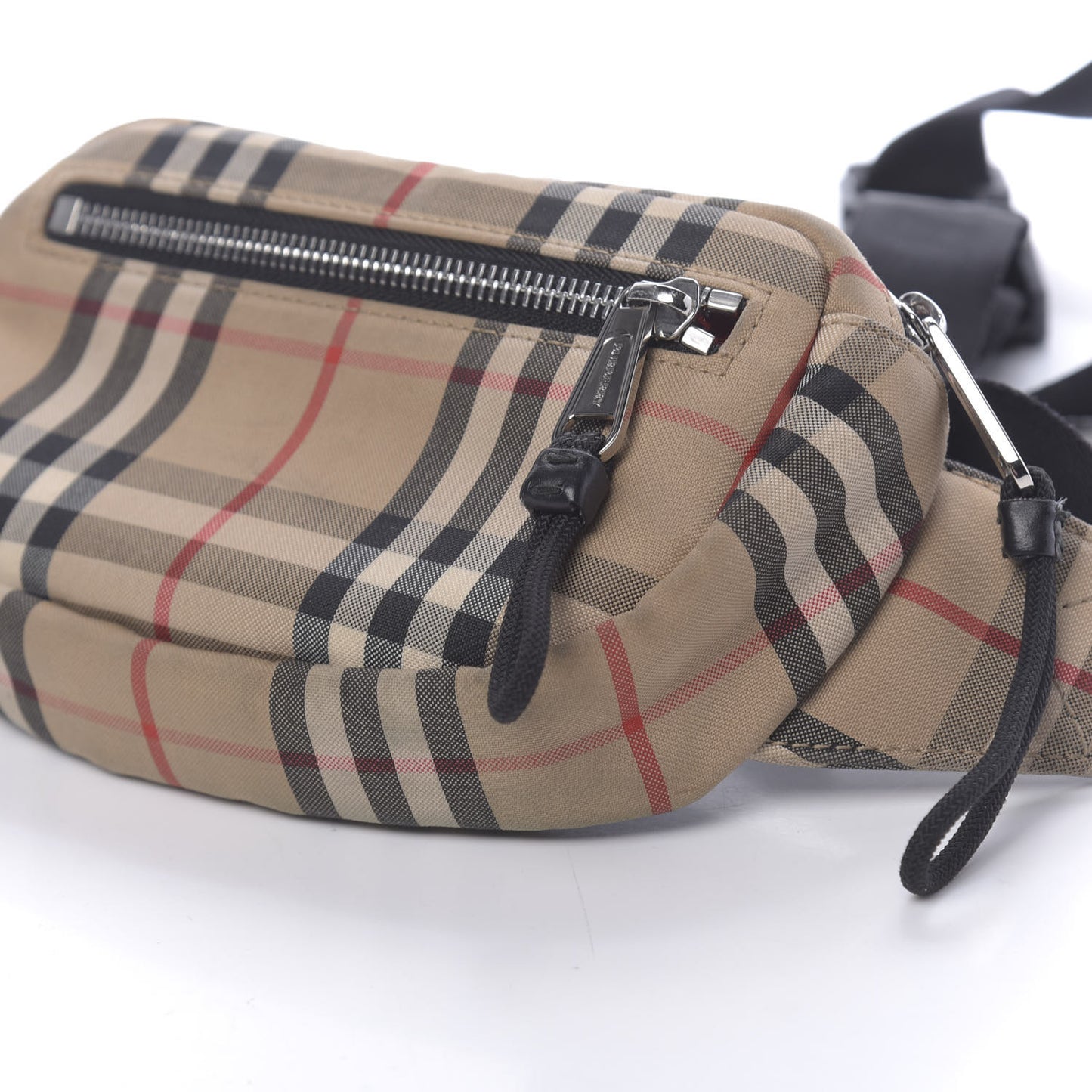 Nylon Vintage Check Small Cannon Bum Bag Archive Beige