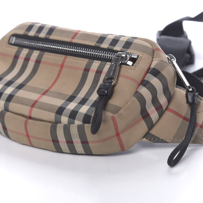 Burberry Nylon Vintage Check Small Cannon Bum Bag Archive Beige 9 of 10
