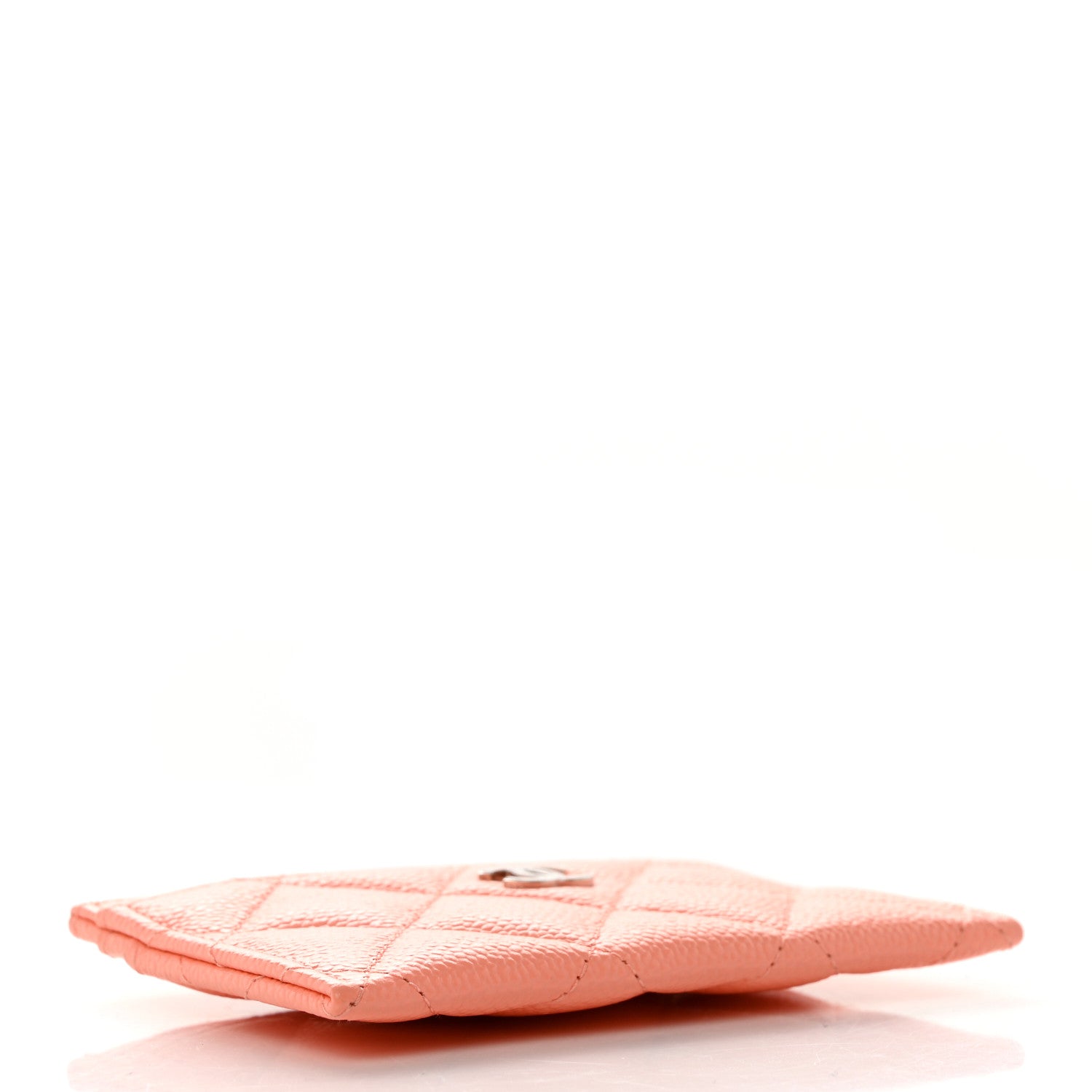 Chanel Caviar Quilted Card Holder Coral 4 of 9