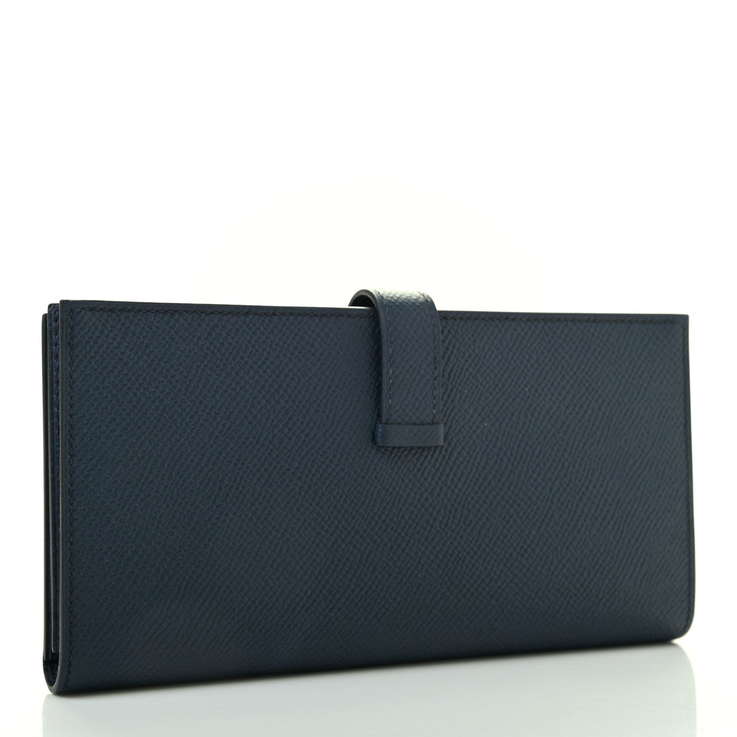 Hermes Epsom Bearn Gusset Wallet Bleu Indigo 3 of 7