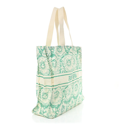 Christian Dior Canvas Dioriviera Toile de Jouy Soleil Tote Aquamarina 3 of 10