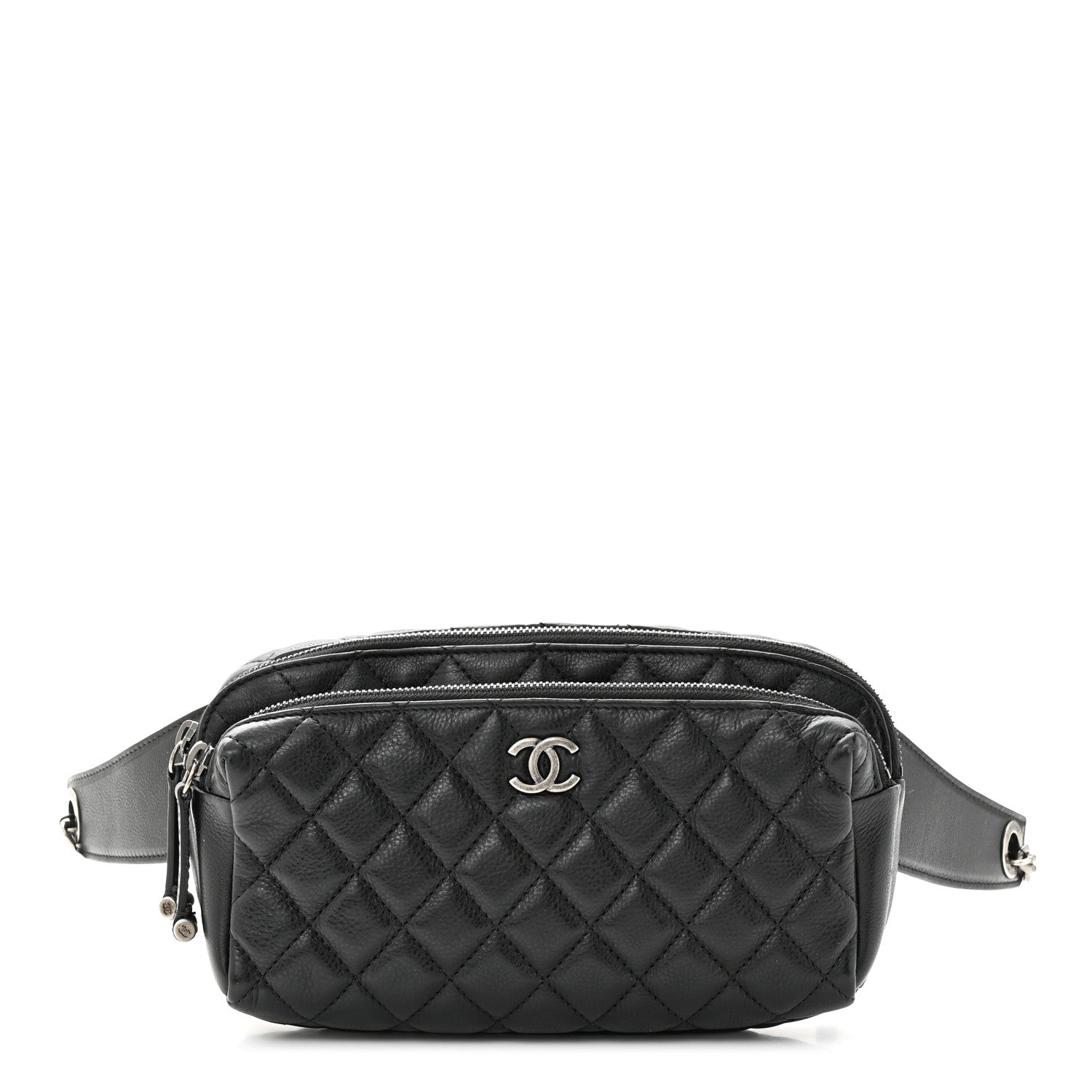 Chanel Calfskin Quilted Waist Bag Black 1 of 11