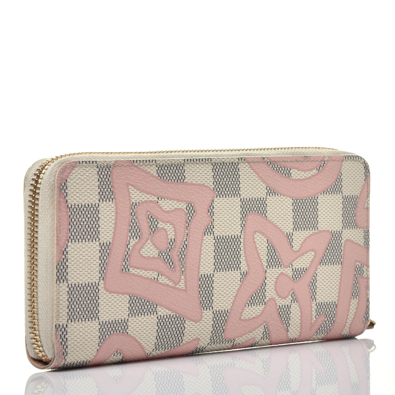 Louis Vuitton Damier Azur Tahitienne Clemence Wallet 3 of 7